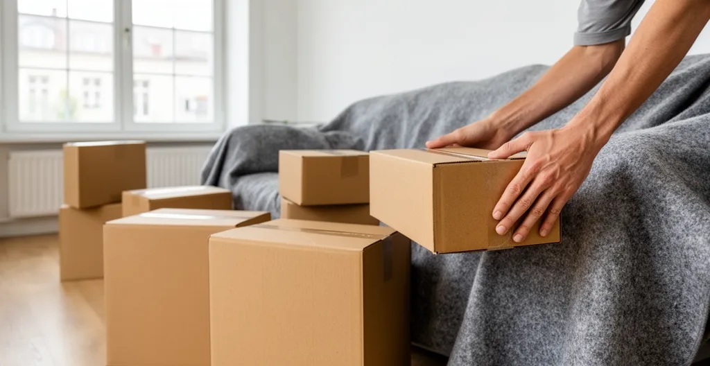 Organisation du déménagement dans un appartement
